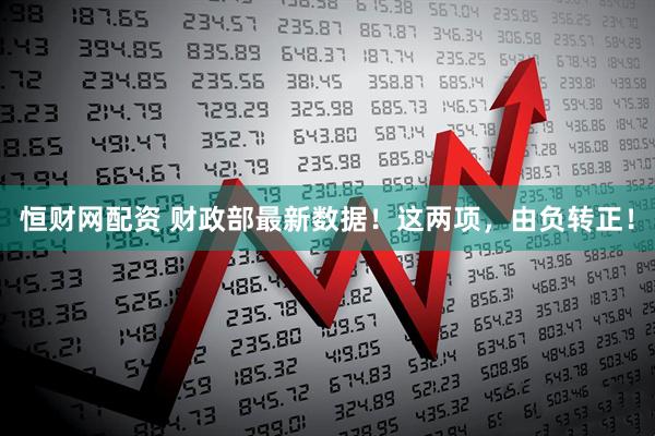 恒财网配资 财政部最新数据！这两项，由负转正！