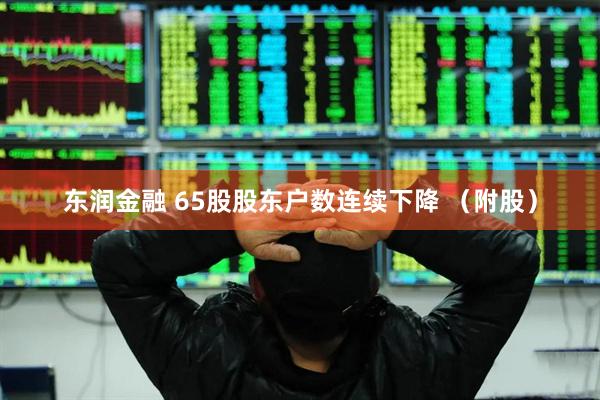 东润金融 65股股东户数连续下降 （附股）
